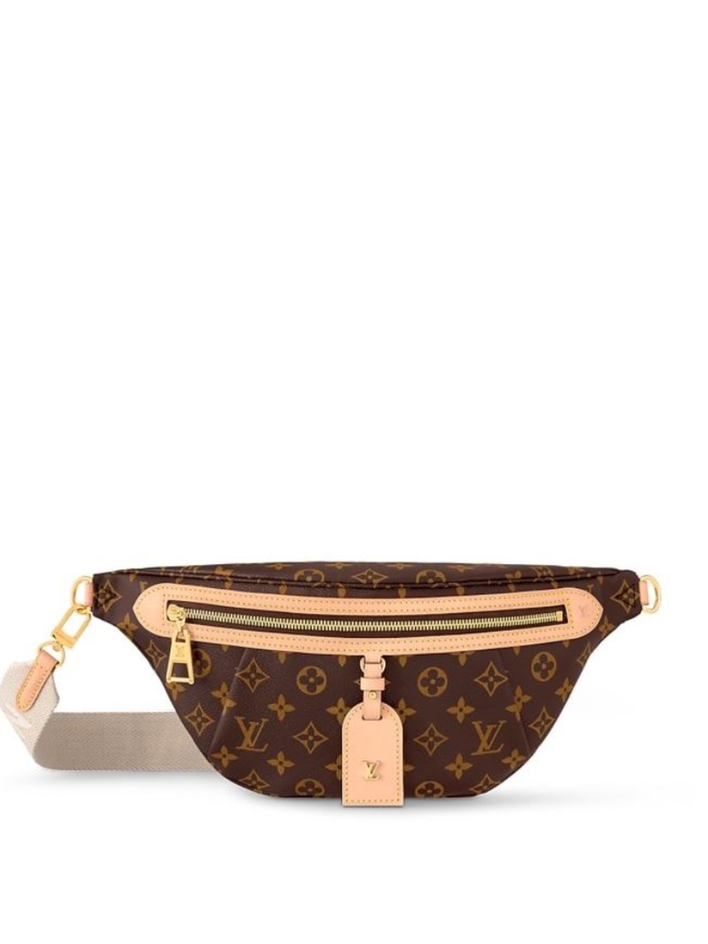 Louis Vuitton High Rise Bumbag in Monogram Canvas